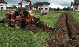Копка траншей для водопровода в Владикавказе: цена за метр от 935 руб.