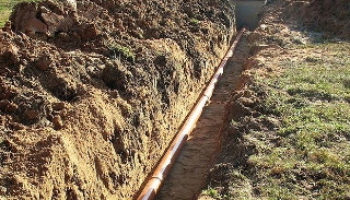 Копка траншей для водопровода в Владикавказе: цена за метр от 935 руб.